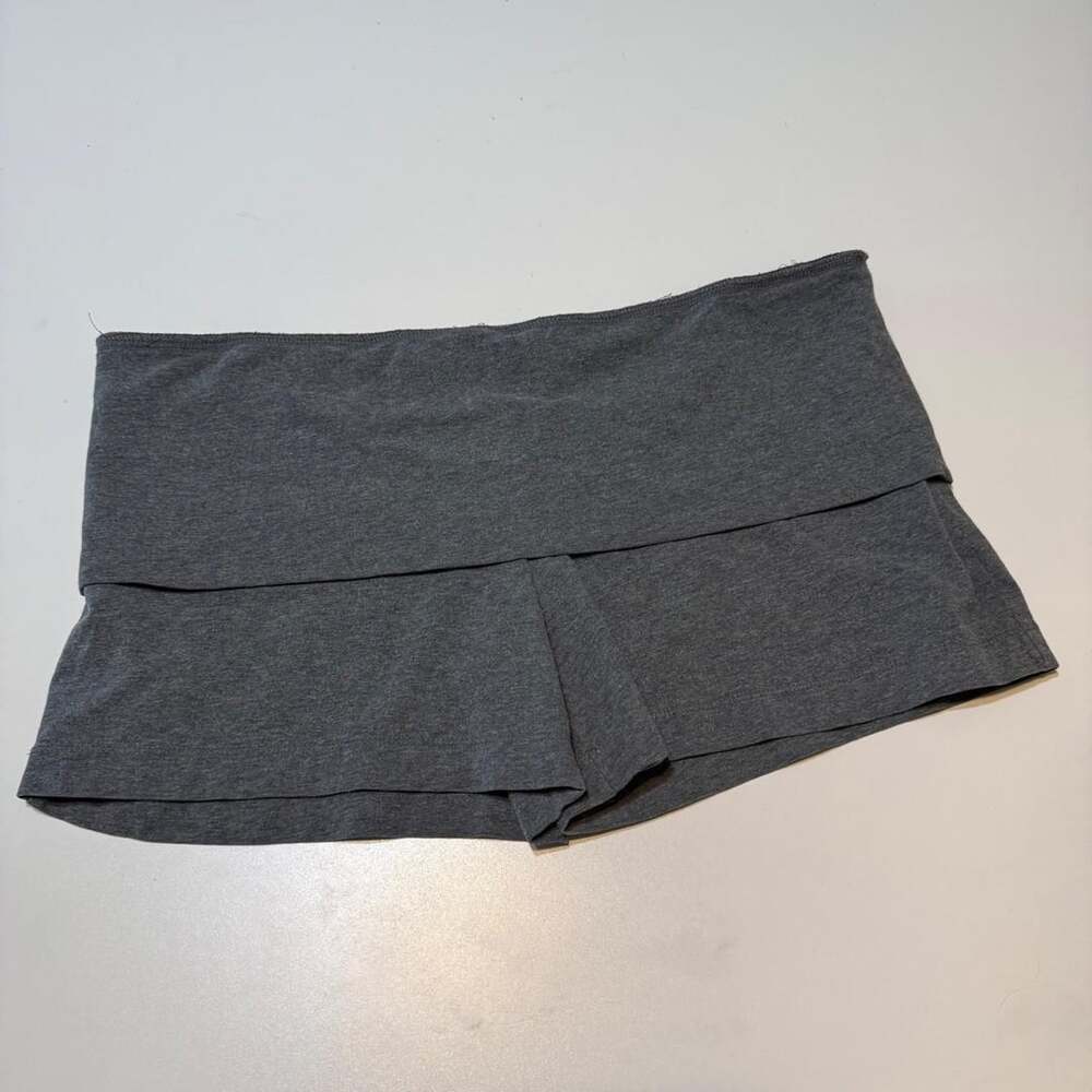 VTG Y2K Grunge Whimsigoth Fairy Coquette Ballerina Foldover Yoga Booty Shorts